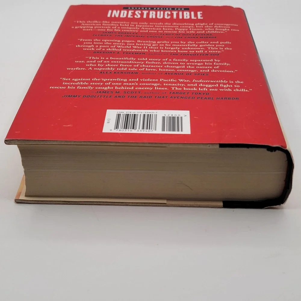 John R. Bruning Indestructible Hardcover First Edition WWII True Story Good